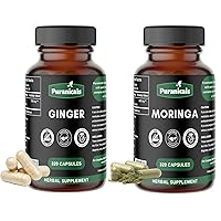 Ginger 320 Capsules and Moringa 320 Capsules|Capsules Combo Pack