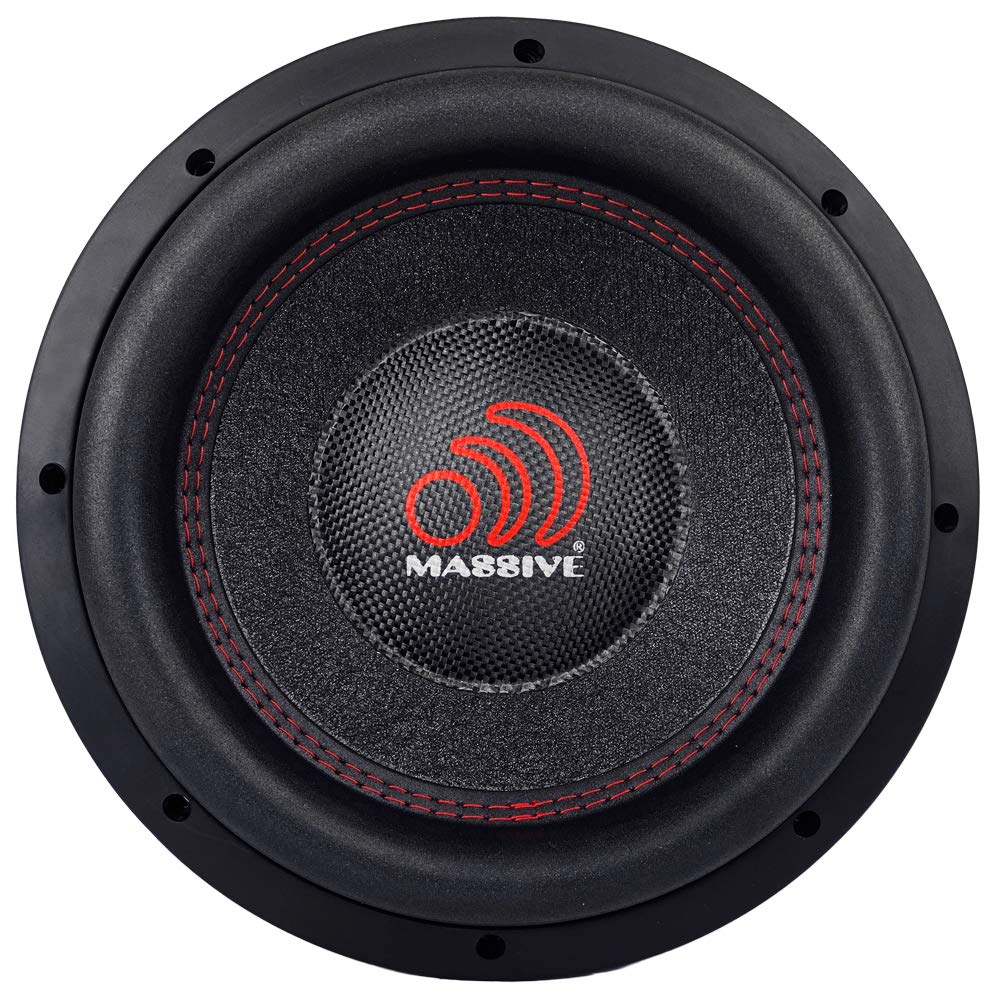 Massive Audio HIPPOXL102 – 10 Inch Car Audio Subwoofer, High Performance Subwoofer for Cars, Trucks, Jeeps - 10