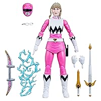 Power Rangers Lightning Collection Lost Galaxy Pink Ranger 6-Inch Premium Collectible Action Figure Toy with Accessories, Kids Ages 4 and Up