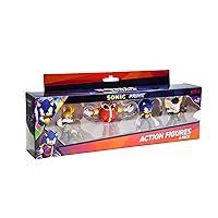 AMO TOYS Sonic - Articulated Action Figure 4 Pack Asst. (6040SON)