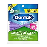 Slim Brush Advanced Clean Interdental Cleaners, Extra Tight, 32 Count
