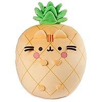 GUND Pusheen Pineapple Scented Squisheen Plush, Squishy Toy Stuffed Animal for Ages 8 and Up, Yellow, 11