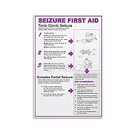 ZFASXZF Popular Science Poster on First Aid Methods for Epileptic Seizures (1) Canvas Poster Bedroom Decor Office Room Decor Gift Unframe-style 08 * 12in