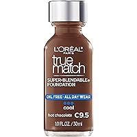 Makeup True Match Super-Blendable Liquid Foundation, Hot Chocolate C9.5, 1 Fl Oz,1 Count