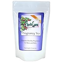 Herb Lore Pregnancy Tea - 60 Servings - First Trimester & Third Trimester Labor Prep Tea for Pregnant Women - Red Raspberry Leaf Tea & Nettle - Supports Occasional Morning Sickness & Sleep Issues *