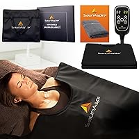 FAR Infrared Sauna Blanket | Portable Home Sauna | Detox | Zero EMF | Personal Sauna Blanket with Red Light Therapy | Ideal for Relaxation & Wellness