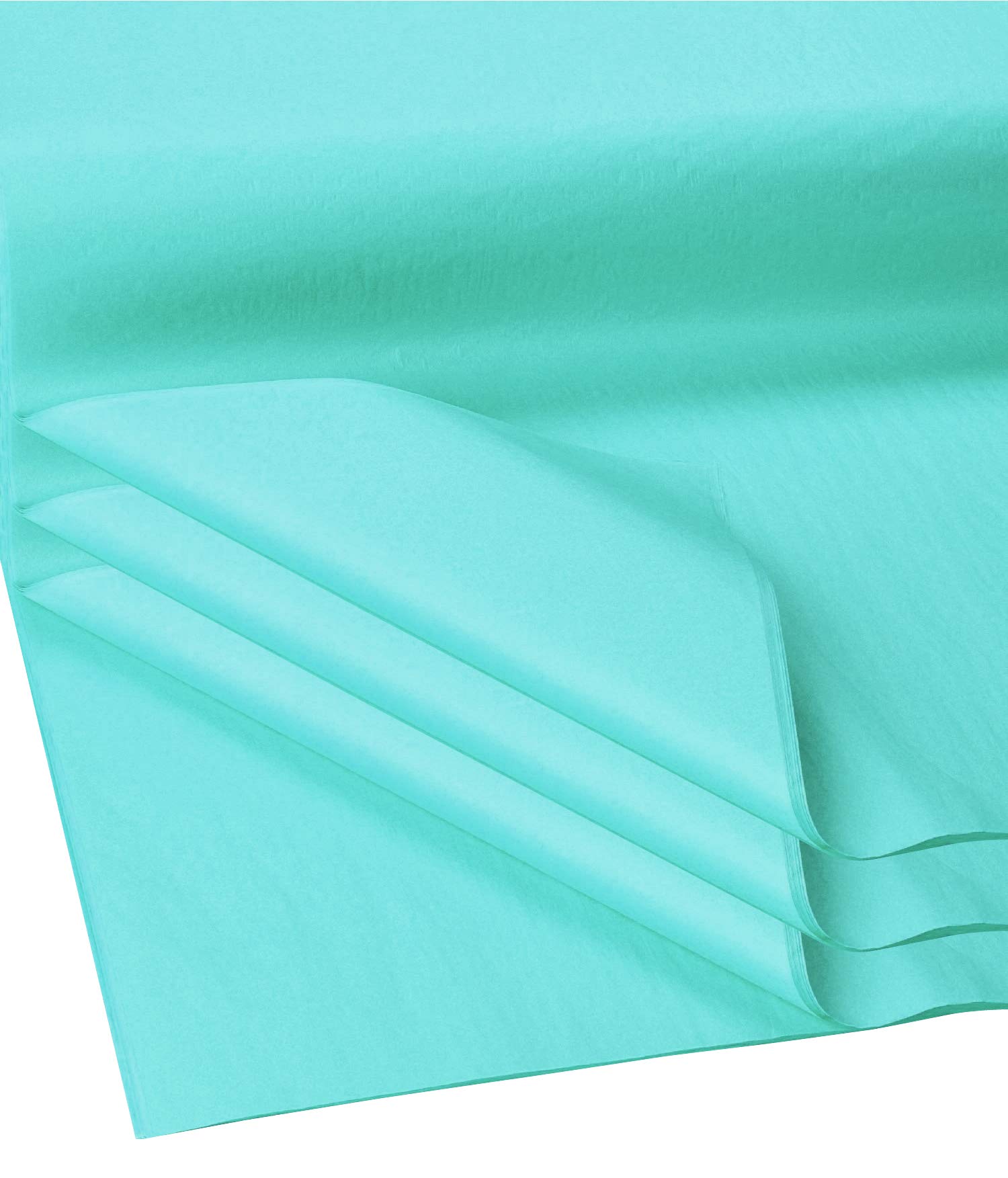 Caribbean Teal Wrap Tissue Paper 15 Inch X 20 Inch - 100 Sheets