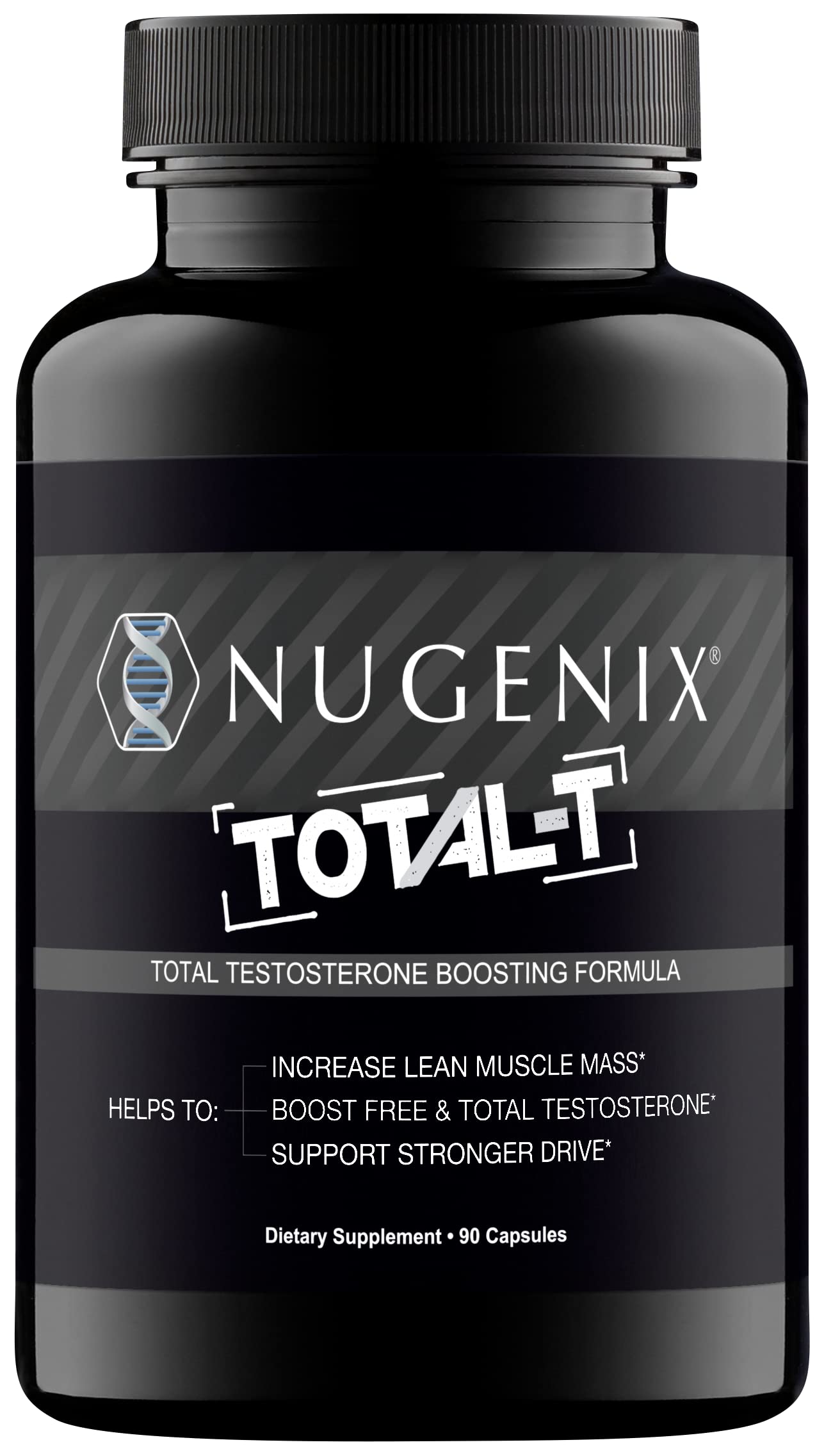 Nugenix Total-T Essentials Horny Goat Weed - Free and Total Testosterone Booster, Support for Men's Health and Vitality