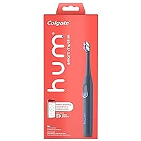 hum by Colgate Smart Rhythm Sonic Toothbrush Kit, Battery-Powered, Slate Grey(Discontinued/no refill heads available)