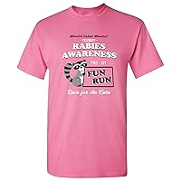 Rabies Awareness Fun Run - Funny TV Comedy Running T Shirt
