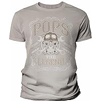 Pops The Man The Myth The Legend - Dad Shirt for Men - Soft Modern Fit