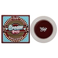 RUDE Cream Puff Smooth Long Lasting Natural Blush (Red Velvet)