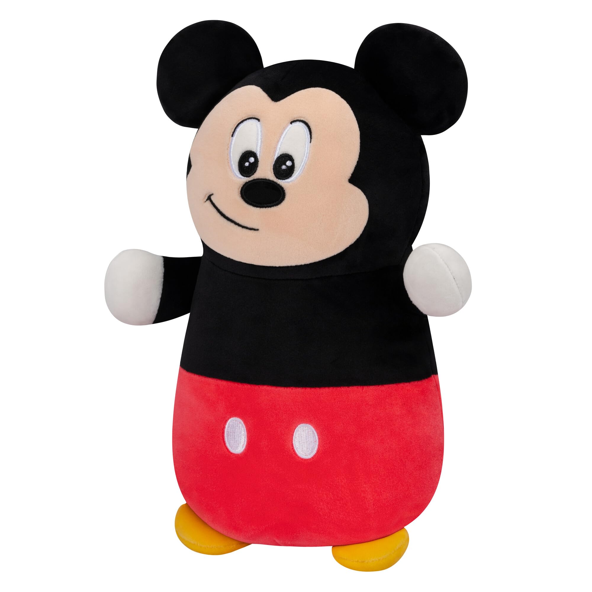 Squishmallows Original Disney 10-Inch Mickey Mouse HugMees - Medium-Sized Ultrasoft Official Jazwares Plush