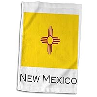 3dRose New Mexico State Flag Towel, 15