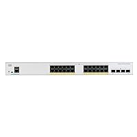 Cisco Catalyst 1000-24FP-4X-L Network Switch, 24 Gigabit Ethernet PoE+ Ports, 370W PoE Budget, 4 10G SFP+ Uplink Ports, Enhanced Limited (C1000-24FP-4X-L)