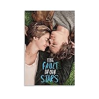 The Fault in Our Stars Movie Posters Motivational Movie Story Poster Aesthetic Poster Poster Decorative Painting Canvas Wall Art Living Room Posters Bedroom Painting 24x36inch(60x90cm)