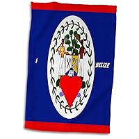 3D Rose I Love Belize TWL_51538_1 Towel, 15