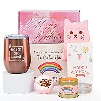 Happy Birthday Gifts for Women, Unique Birthday Surprise Gift Basket for Mother Women Birthday Gift Ideas for Best Friends Relaxing Spa Gift Box for Her Daughter Birthday Gift