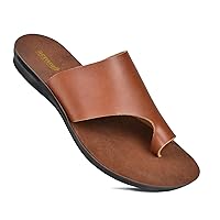 Orthotic Comfortable Split-Toe Flat Slide Casual Summer Vacation Essentials Arch Support Flip Flop Sandals for Women
