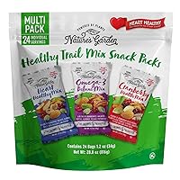 Healthy Trail Mix Snack Packs – Mixed Nuts, Heart Healthy Nuts, Omega-3 Rich, Cranberries, Pumpkin Seeds, Perfect For The Entire Family – 28.8 Oz Bag (24 Individual Servings)