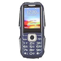 2G Unlock Cell Phone, Drop Prevention N503 2G Phone IP67 Waterproof 3800mAh Battery Dual SIM Card Dustproof for Park (US Plug)