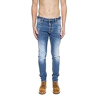 Dsquared² Chic Distressed Cool Guy Fit Men's Jeans Blue