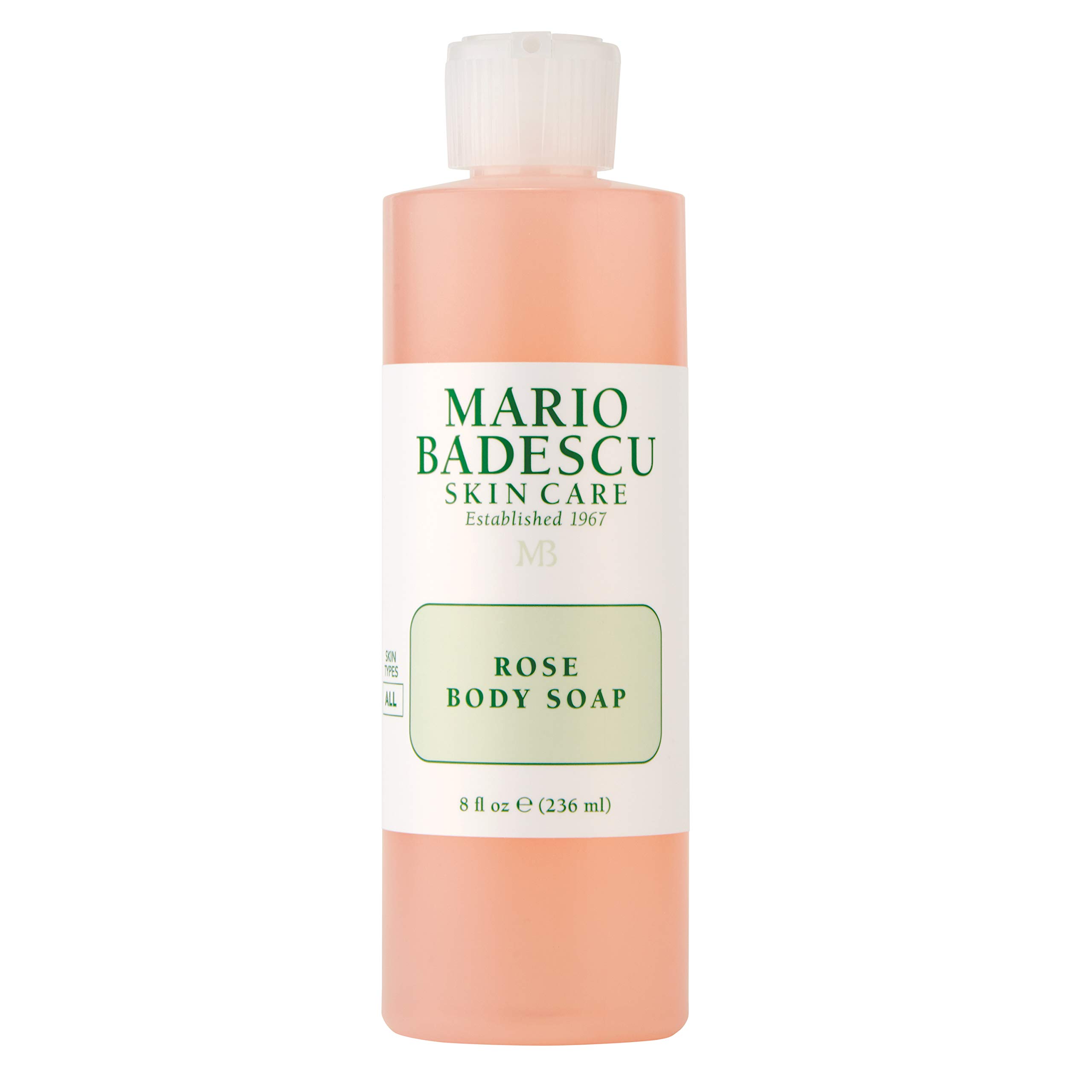 Mario Badescu Rose Body Soap | For a Pampered, Refreshed, and Hydrated Skin | Scented with the Sweetest Hint of Floral | Shower Gel for Daily Use | 8 fl. oz.