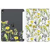 Case for Apple iPad Air 5th 2022 4th 2020 Gen 3th 10.2 12.9 Pro 11 10.5 9.7 Mini 6 5 4 3 2 1 Design Green Summer Woman Flower Print Meadow Stand Twigs Yellow Wildflowers Closure Magnetic