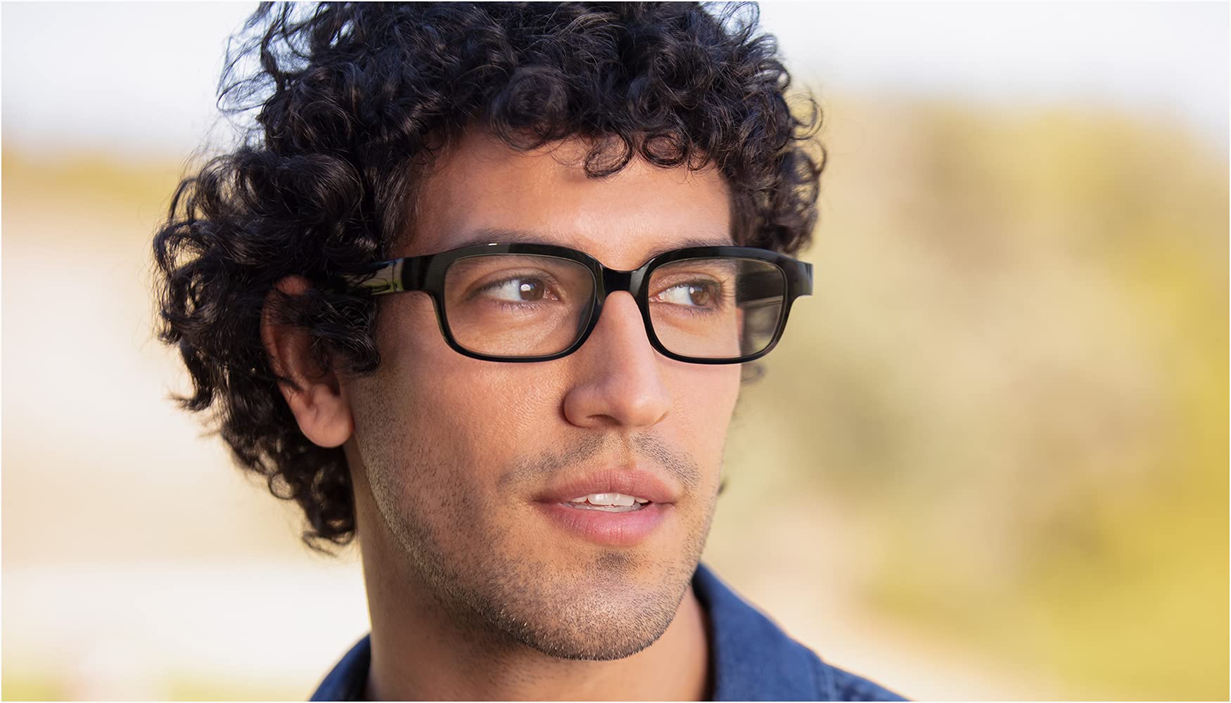 Echo Frames (2nd Gen) | Smart audio glasses with Alexa | Classic Black with prescription ready frames