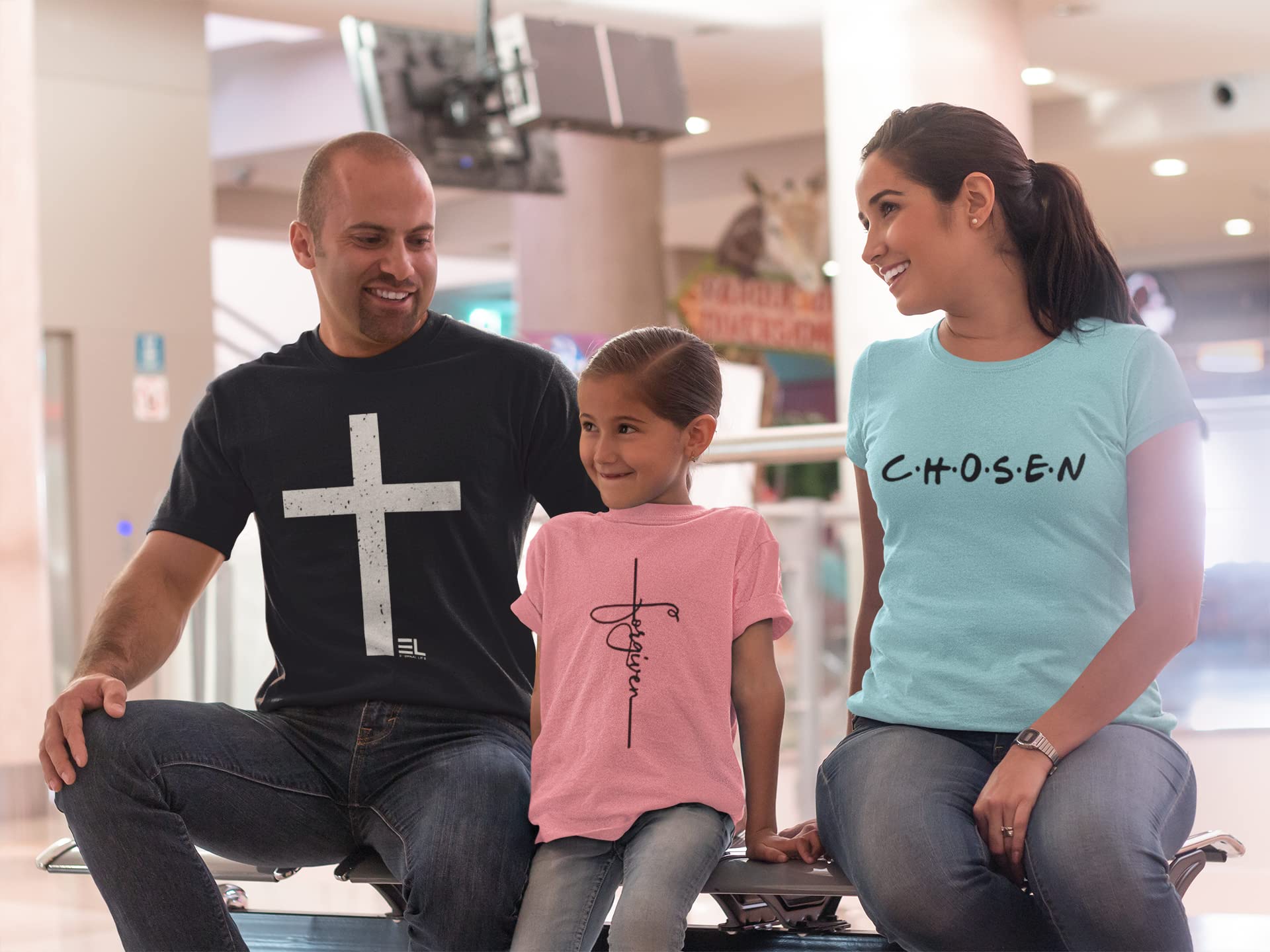 Man of God Nail Cross Crown of Thorns Mens Christian Short Sleeve T-Shirt Graphic Tee
