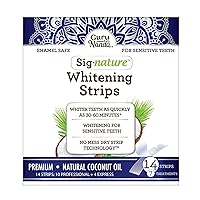 Teeth Whitening Strips - 7 Treatments with 14 Strips - Professional, Enamel-Safe Strips for Sensitive Teeth - Non-Slip, Dry Strip Technology