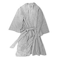 HonestBaby Mid-Length Robe with Pockets 100% Organic Cotton for Unisex Women and Men