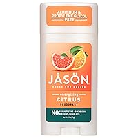 Jason Energizing Citrus Deodorant, 2.5 oz