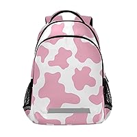 ALAZA Cow Print Pink Camo Camoflage Backpack Purse for Women Men Personalized Laptop Notebook Tablet School Bag Stylish Casual Daypack, 13 14 15.6 inch