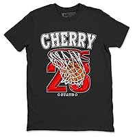 Graphic Tees Basketball Design Printed 12 Cherry Sneaker Matching T-Shirt