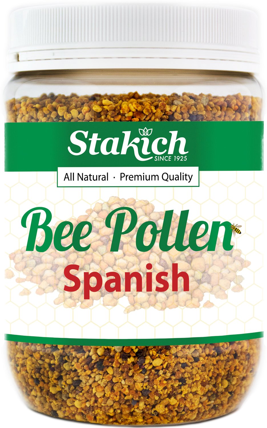 Stakich Spanish BEE Pollen GRANULES 10 lb - 100% Pure, Natural, Unprocessed -