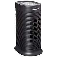 AllergenPlus HEPA Tower Air Purifier, Airborne Allergen Reducer for Small Rooms (75 sq ft), Black - Wildlfire/Smoke, Pollen, Pet Dander, and Dust Air Purifier, HPA060