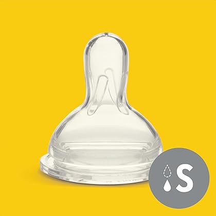 Medela Slow Flow Spare Nipples with Wide Base, 3 Pack, Compatible with Medela Storage Bottles, Made Without BPA