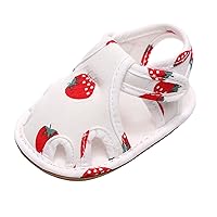 Bedroom Slipper Girl Infant Toddler Shoes Soft Sole Non Slip Toddler Floor Shoes Fruit Strawberry Rainbow Baby Sandals