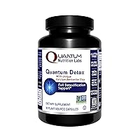 QNL Quantum Detox - Full-Body Detox Cleanse for Women & Men - Organic Calcium Bentonite Clay to Support Natural Detoxification - 90 Plant-Source Capsules