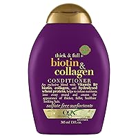 Thick & Full + Biotin & Collagen Volumizing Conditioner, Nutrient-Infused Conditioner with Vitamin B7 Biotin Gives Hair Volume & Body for 72+ Hours, Sulfate-Free Surfactants, 13 fl. Oz