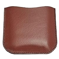 Leather Pouch Brown Fits 4oz Pocket Hip Flasks Soft Leather that Protects Your Beautiful Flask from any Harm
