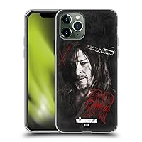 Head Case Designs Officially Licensed AMC The Walking Dead Grafitti Daryl Dixon Iconic Soft Gel Case Compatible with Apple iPhone 11 Pro