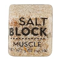PACHA SOAP Muscle Salt Block 5oz, 5 OZ
