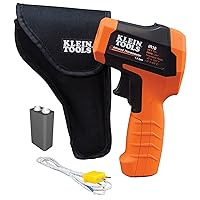 Klein Tools IR10 Infrared Thermometer, Digital Thermometer Gun with Dual Targeting Laser, 20:1