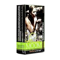 MOOM Express Wax Strips with Chamomile & Lavender, Hair Removal Kit with Finishing Oil - Wax Strips for Face, Bikini Zone & Brazilian, Perfect For Travel - 1 Pack of 10 Double-Sided Strips, 20 count