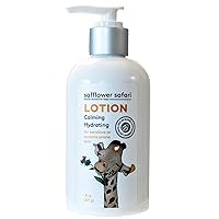 All-Natural Hydrating Baby Lotion & Calming Aromatherapy Massage - Soothe, Protect, & Moisturize Sensitive Skin, Paraben Free, Hypoallergenic, Plant-Derived, Made in USA (8oz)