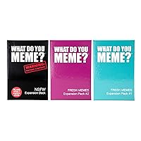 WHAT DO YOU MEME? The Ultimate Expansion Pack Bundle - Adult Card Games for Game Night