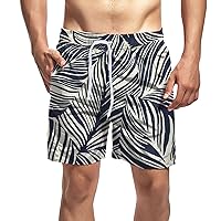 Men Joggers Pants Summer Printed Casual Shorts Loose Tether Pocket Board Shorts
