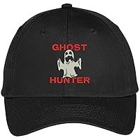 Trendy Apparel Shop Ghost Hunter Embroidered Halloween Theme Adjustable Baseball Cap